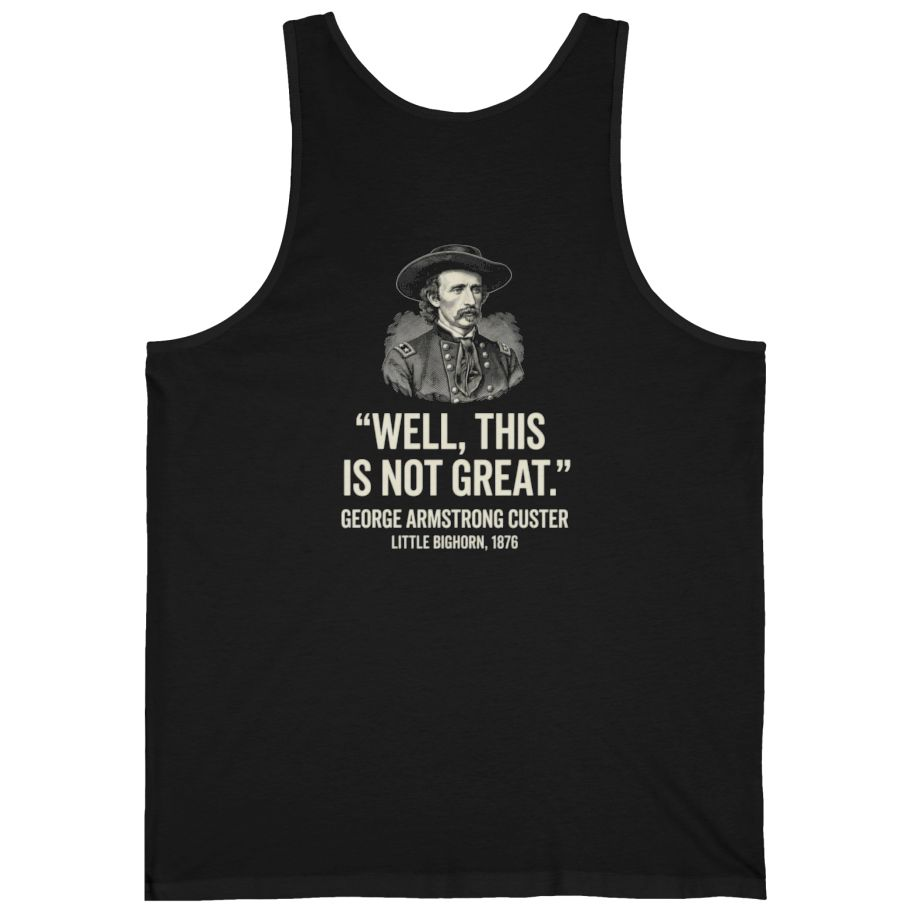 Well This Is Not Great Back Print Tank Top - Black back