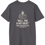 Well This Is Not Great Back Print T-Shirt - Charcoal back