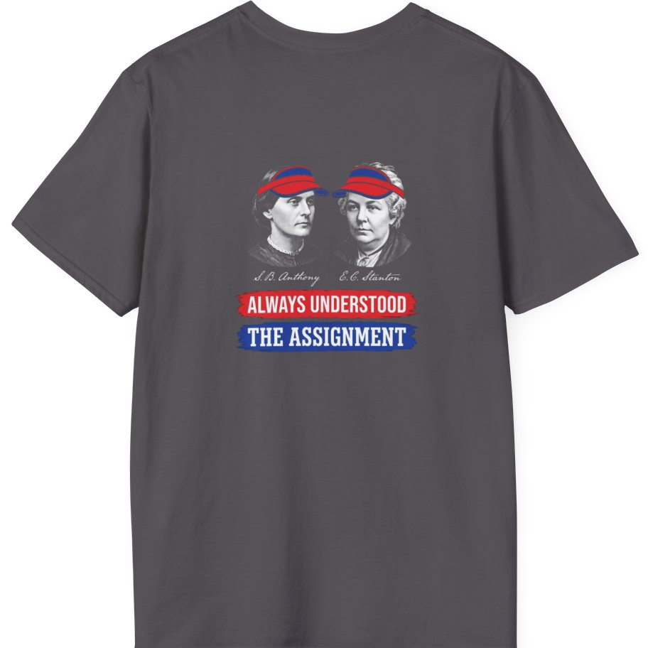 Anthony Stanton Assignment Back Print T-Shirt - Charcoal back