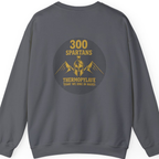 Spartans Thermopylae Back Print Sweatshirt - Charcoal back
