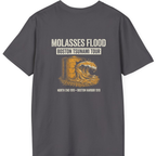 Boston Molasses Flood Tour Back Print T-Shirt - Charcoal back