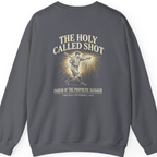 Divine Called Shot Back Print Sweatshirt - Charcoal back