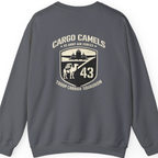 Cargo Camels WWII Usaaf Troop Back Print Sweatshirt - Charcoal back