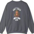 Cleopatra Asp Back Print Sweatshirt - Charcoal back