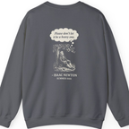 Newton Gravity Anxiety Back Print Sweatshirt - Charcoal back