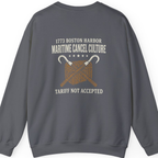 Maritime Cancel Culture Back Print Sweatshirt - Charcoal back