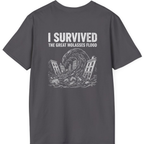 Great Molasses Flood Back Print T-Shirt - Charcoal back