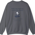 Mcclellan Antietam Attack Back Print Sweatshirt - Charcoal back