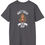 Cleopatra Asp Back Print T-Shirt - Charcoal back