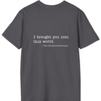 Industrial Revolution Quote Back Print T-Shirt - Charcoal back