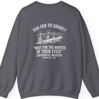 Whites of Their Eyes Bunker Back Print Sweatshirt - Charcoal back