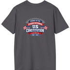 Cheers To The Sesquicentennial Us Back Print T-Shirt - Charcoal back