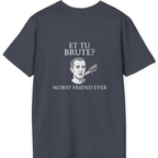 Et Tu Brute Back Print T-Shirt - Heather Navy back