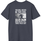 Nixon Suit Bowling Flex Back Print T-Shirt - Heather Navy back