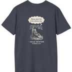Newton Gravity Anxiety Back Print T-Shirt - Heather Navy back