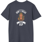 Cleopatra Asp Back Print T-Shirt - Heather Navy back