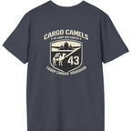 Cargo Camels WWII Usaaf Troop Back Print T-Shirt - Heather Navy back