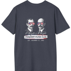 Wright Brothers Frequent Flyer Back Print T-Shirt - Heather Navy back