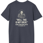 Well This Is Not Great Back Print T-Shirt - Heather Navy back