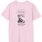 Newton Gravity Anxiety Back Print T-Shirt - Light Pink back