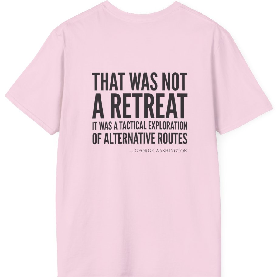 Washington Strategic Relocation Back Print T-Shirt - Light Pink back