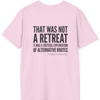 Washington Strategic Relocation Back Print T-Shirt - Light Pink back