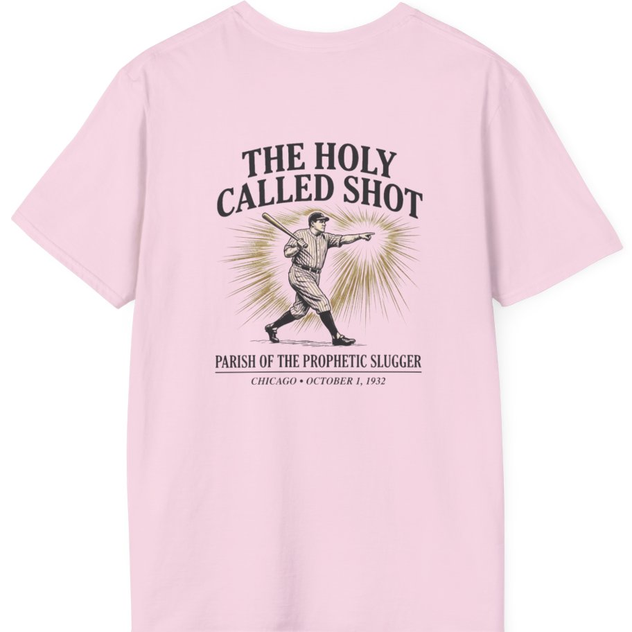 Divine Called Shot Back Print T-Shirt - Light Pink back