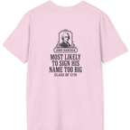 John Hancock Signature Superlative Back Print T-Shirt - Light Pink back