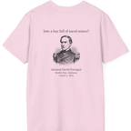 Mobile Bay Minefield Back Print T-Shirt - Light Pink back