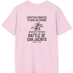 San Jacinto Eighteen Minutes Back Print T-Shirt - Light Pink back