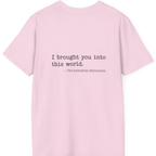 Industrial Revolution Quote Back Print T-Shirt - Light Pink back