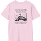 Jfk Yacht Sunglasses Flex Back Print T-Shirt - Light Pink back