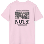 Bastogne Nuts Defiance Back Print T-Shirt - Light Pink back