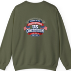 Cheers To The Sesquicentennial Us Back Print Sweatshirt - Military Green back
