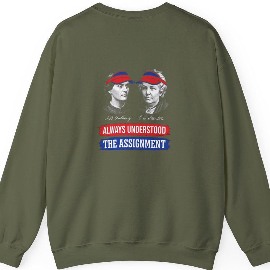 Anthony Stanton Assignment Back Print Sweatshirt - Military Green back