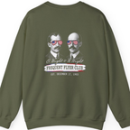 Wright Brothers Frequent Flyer Back Print Sweatshirt - Military Green back