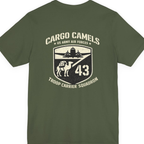 Cargo Camels WWII Usaaf Troop Back Print Premium Tee - Military Green back