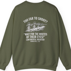 Whites of Their Eyes Bunker Back Print Sweatshirt - Military Green back