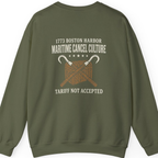 Maritime Cancel Culture Back Print Sweatshirt - Military Green back