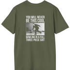 Nixon Suit Bowling Flex Back Print T-Shirt - Military Green back