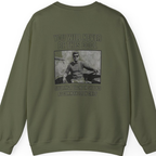 Jfk Yacht Sunglasses Flex Back Print Sweatshirt - Military Green back