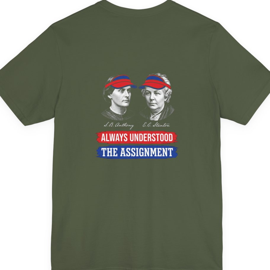 Anthony Stanton Assignment Back Print Premium Tee - Military Green back