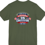 Cheers To The Sesquicentennial Us Back Print Premium Tee - Military Green back
