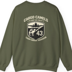 Cargo Camels WWII Usaaf Troop Back Print Sweatshirt - Military Green back
