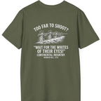 Whites of Their Eyes Bunker Back Print T-Shirt - Military Green back