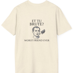 Et Tu Brute Back Print T-Shirt - Natural back