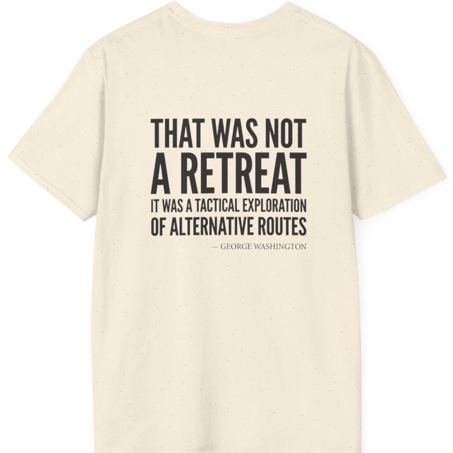 Washington Strategic Relocation Back Print T-Shirt - Natural back