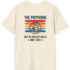 Public Payphone Memorial Back Print T-Shirt - Natural back