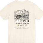 Pompeii Thermal Resort Back Print Premium Tee - Natural back