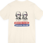 Jefferson Hancock Canceling The King Back Print Premium Tee - Natural back